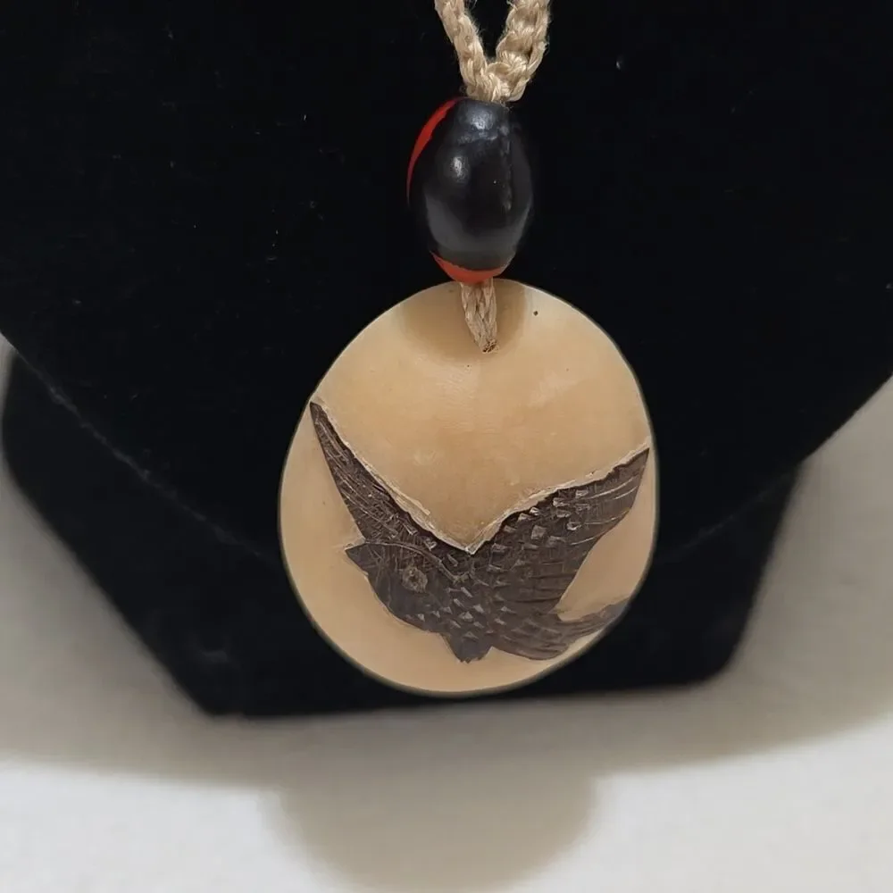 Native Hand Carved Necklace